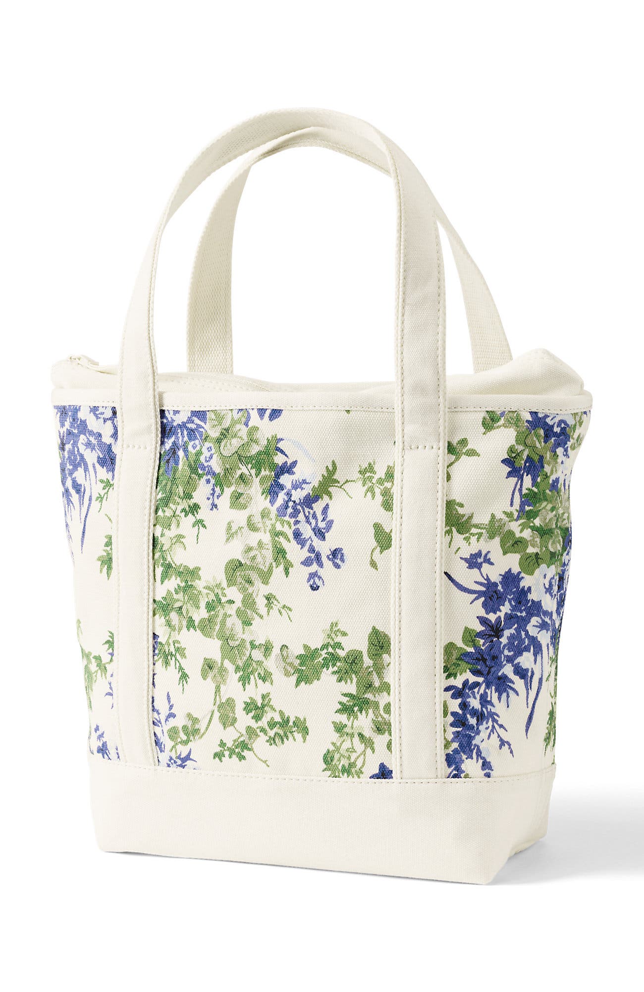 Lands' End Medium Denim Zip Top Tote Bag | Nordstrom