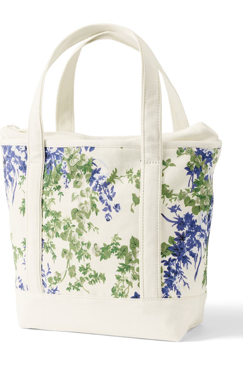 Medium Application Lands' End Medium Denim Zip Top Tote Bag | Nordstrom