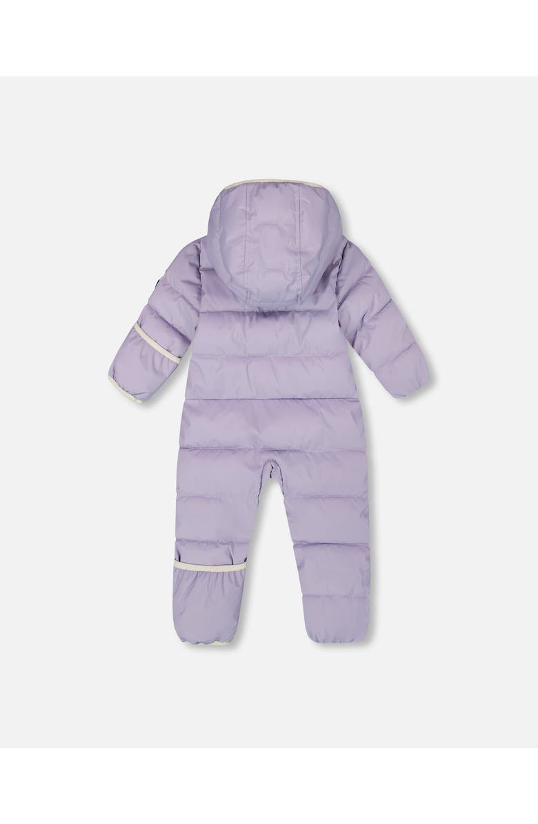 Deux par Deux Baby Girl One-Piece Cloud Compressible Snowsuit Designed for Car Seat, Alternate, color, 