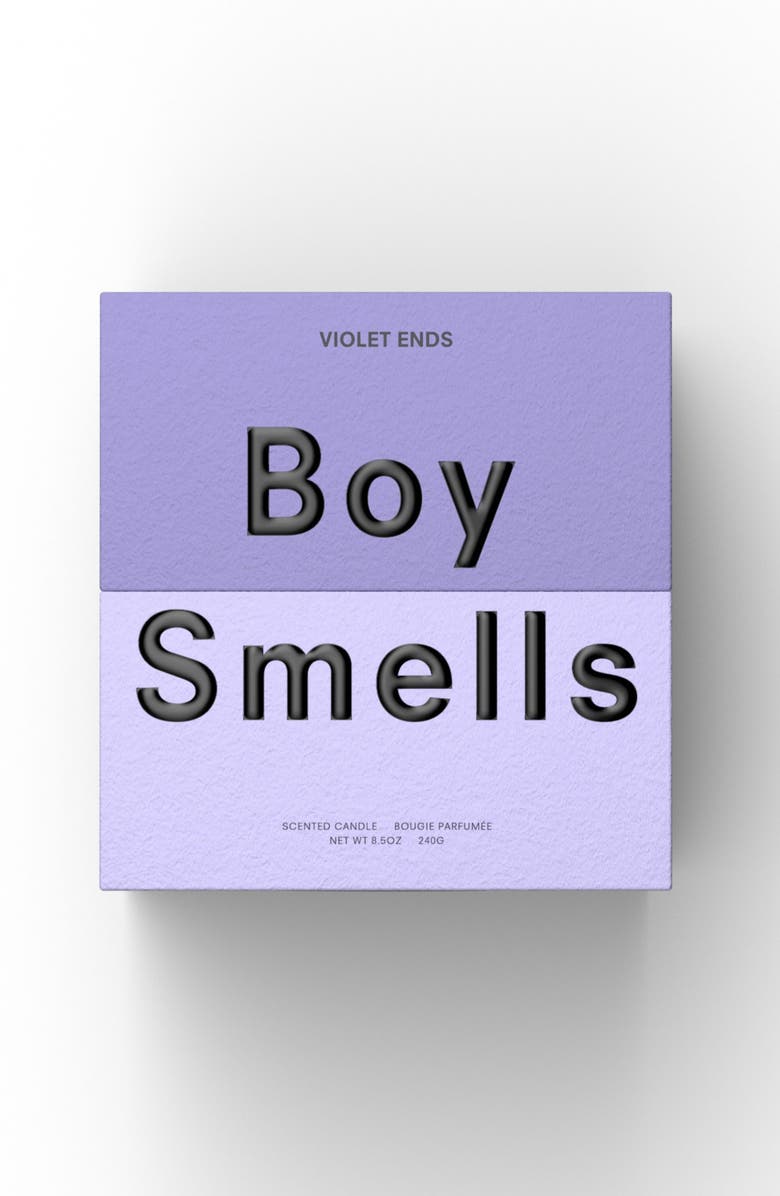 Boy Smells Violet Ends Candle, Alternate, color, 