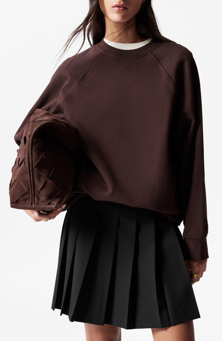 & Other Stories Oversize Cotton Sweatshirt, Main, color,