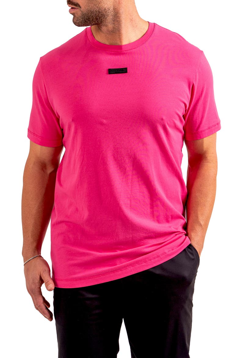 Lion Zeus Embellished T-Shirt, Alternate, color, PINK