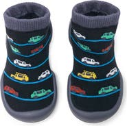 Komuello Baby Boy First Walk Sock Shoes Broom Broom