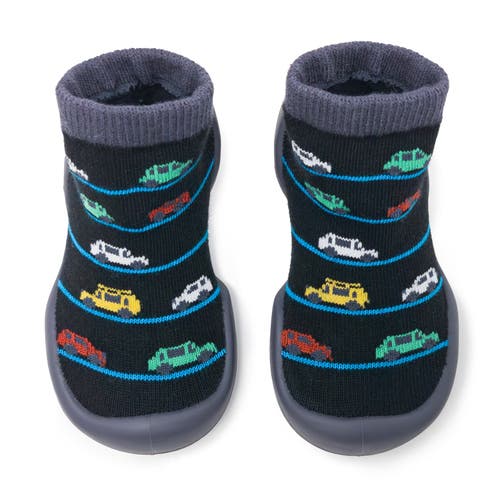 Komuello Baby Boy First Walk Sock Shoes Broom Broom