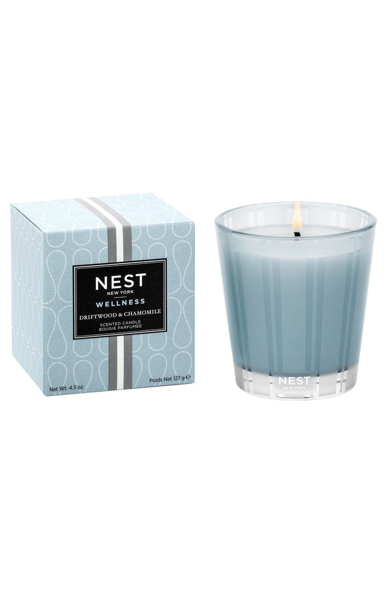 NEST New York Driftwood & Chamomile Petite Candle, Main, color, 