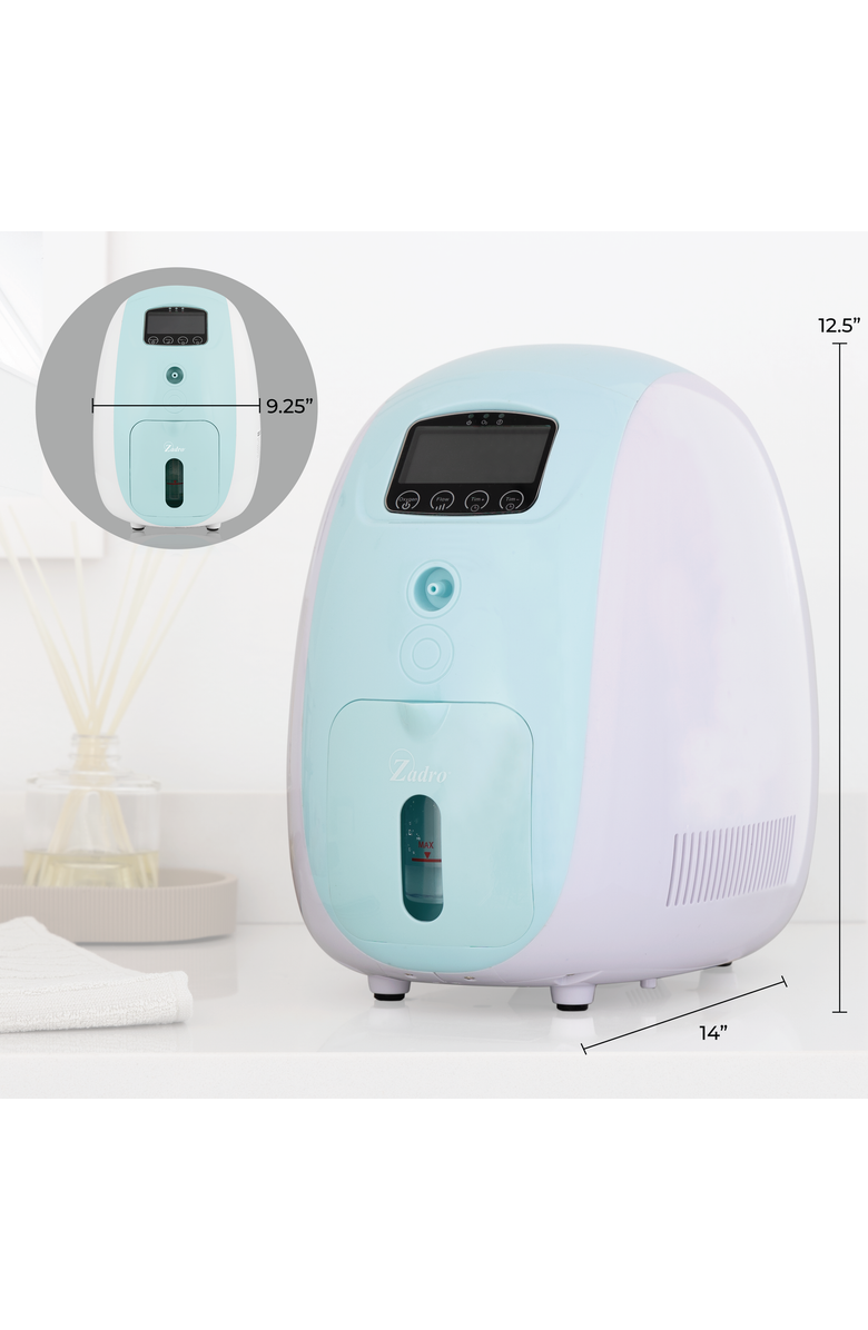 Zadro Oxygen Bar with Lavender Essential Oil, Alternate, color, White/Green