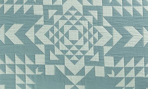 Pendleton Cotton Matelassé Pillow Sham In Blue