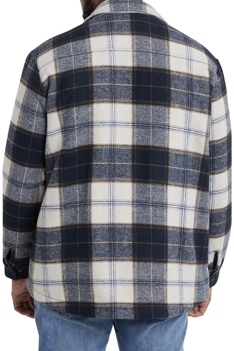 Montana Check Shacket , Alternate, color, NAVY