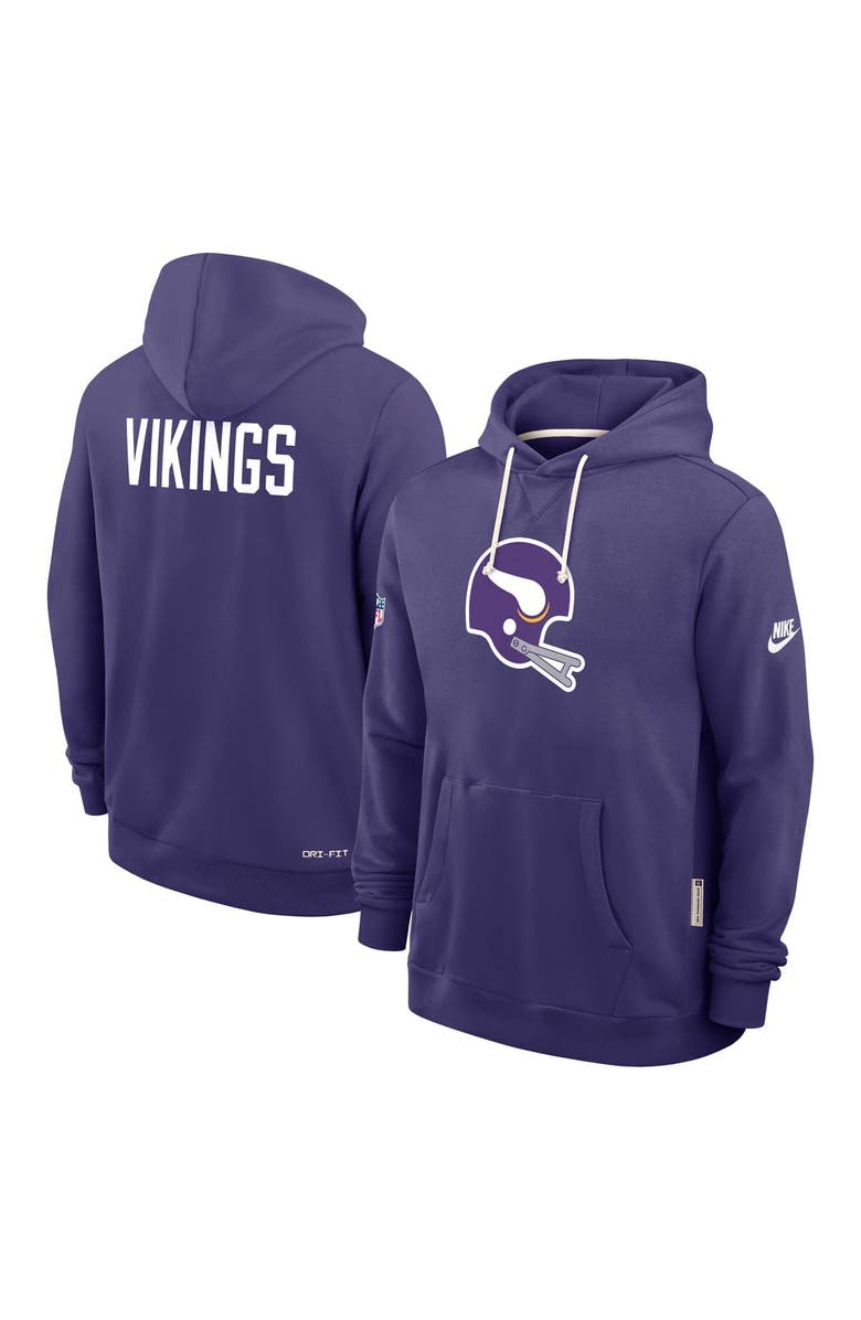 Nike Men's Nike Purple Minnesota Vikings Sideline Standard Issue Alt 2 Dri-FIT Hoodie, Alternate, color, Purple
