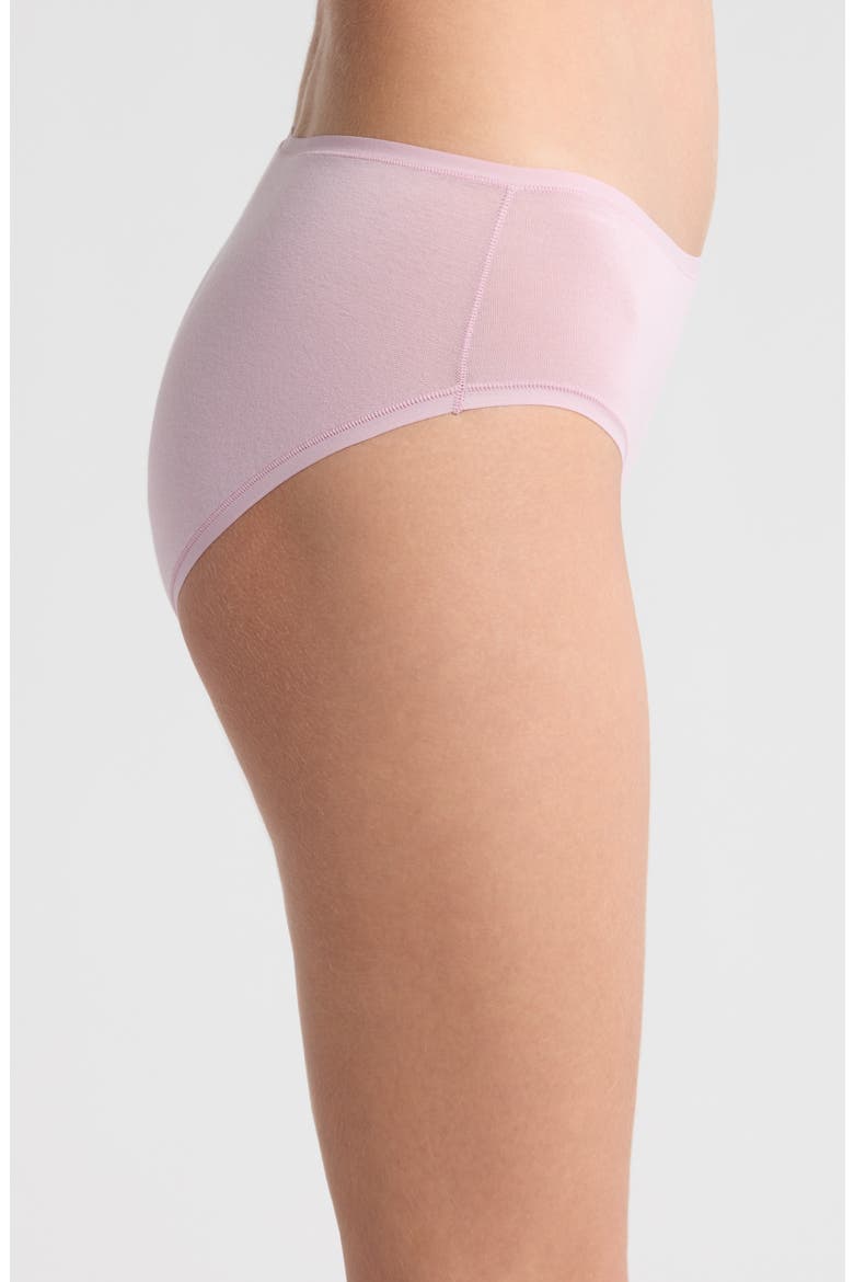 Bliss Bare Cotton Hipster Briefs, Alternate, color, ROSE MIST