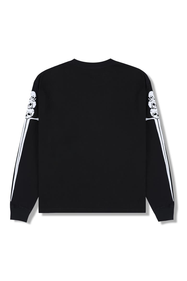 Luster Heavyweight Long Sleeve Graphic T-Shirt, Alternate, color, BLACK