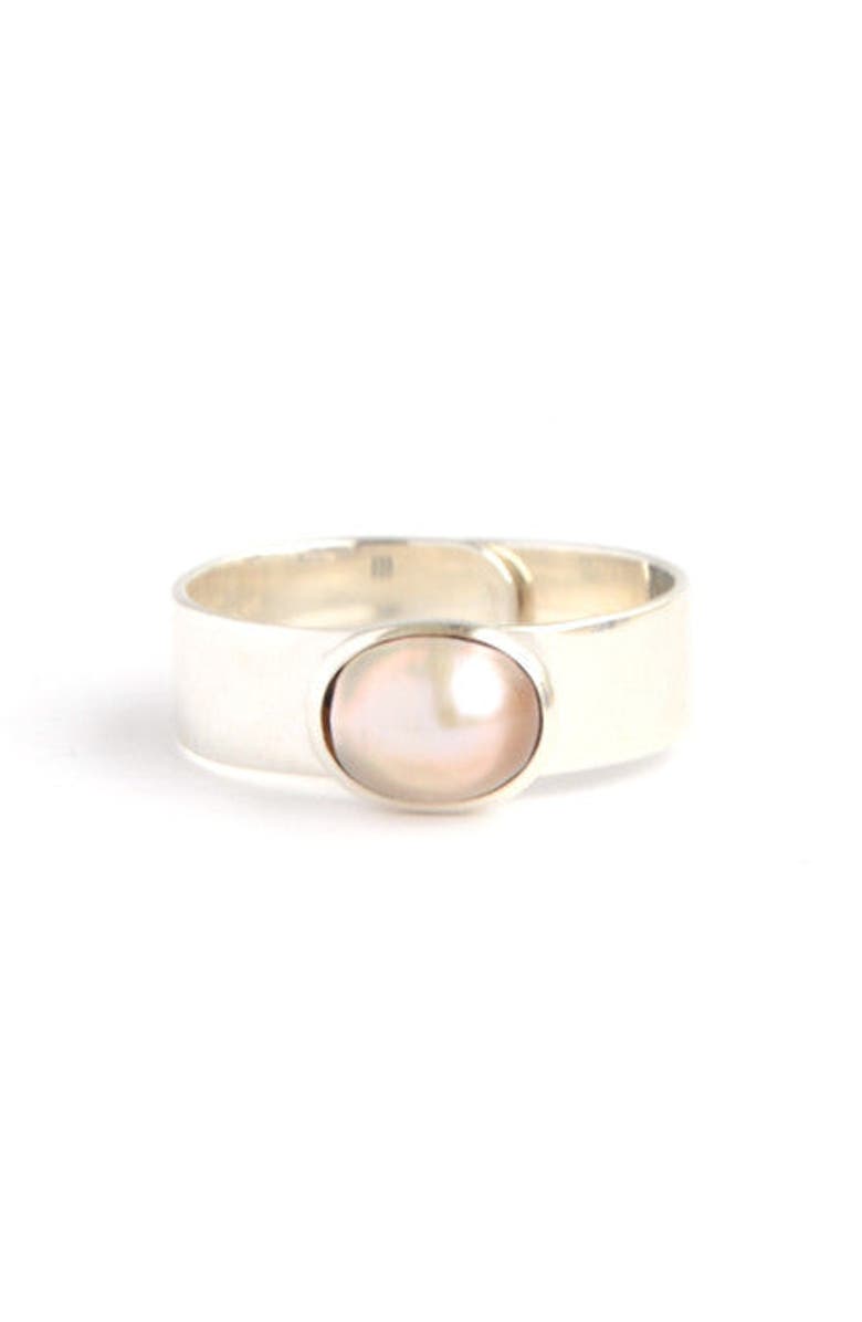 Fair Anita Dolores Freshwater Pearl Sterling Ring, Alternate, color, Silver