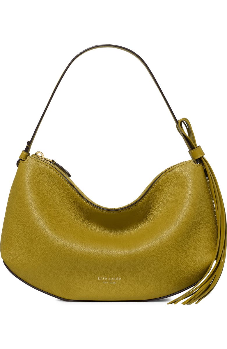 Kate Spade New York loop pebble leather shoulder bag, Main, color,