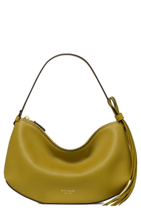 loop pebble leather shoulder bag