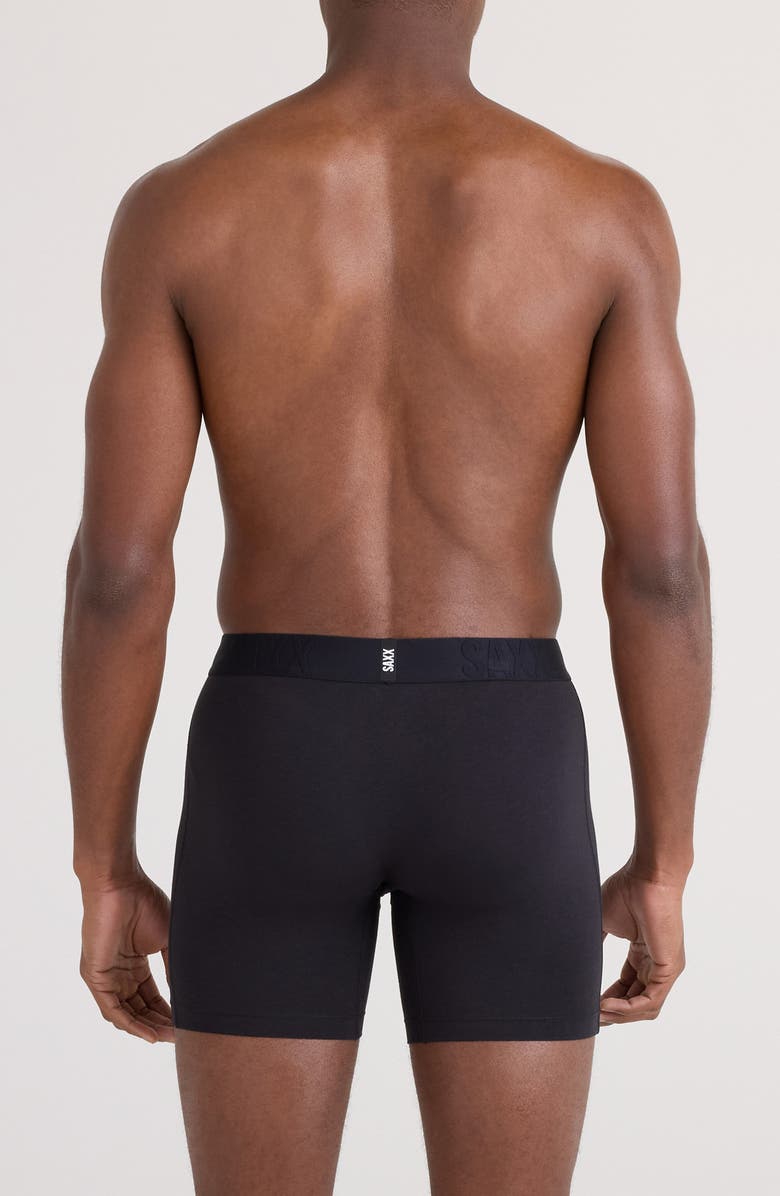 SAXX Assorted 3-Pack DropTemp<sup>®</sup> Cooling Cotton Boxer Briefs, Alternate, color, Dark Grey/ Ink/ Black