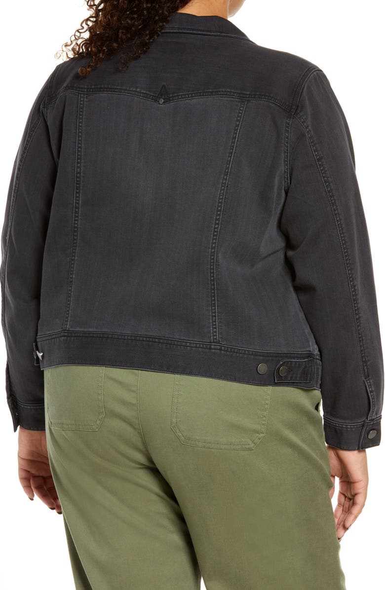 Liverpool Los Angeles Classic Denim Jacket, Alternate, color,