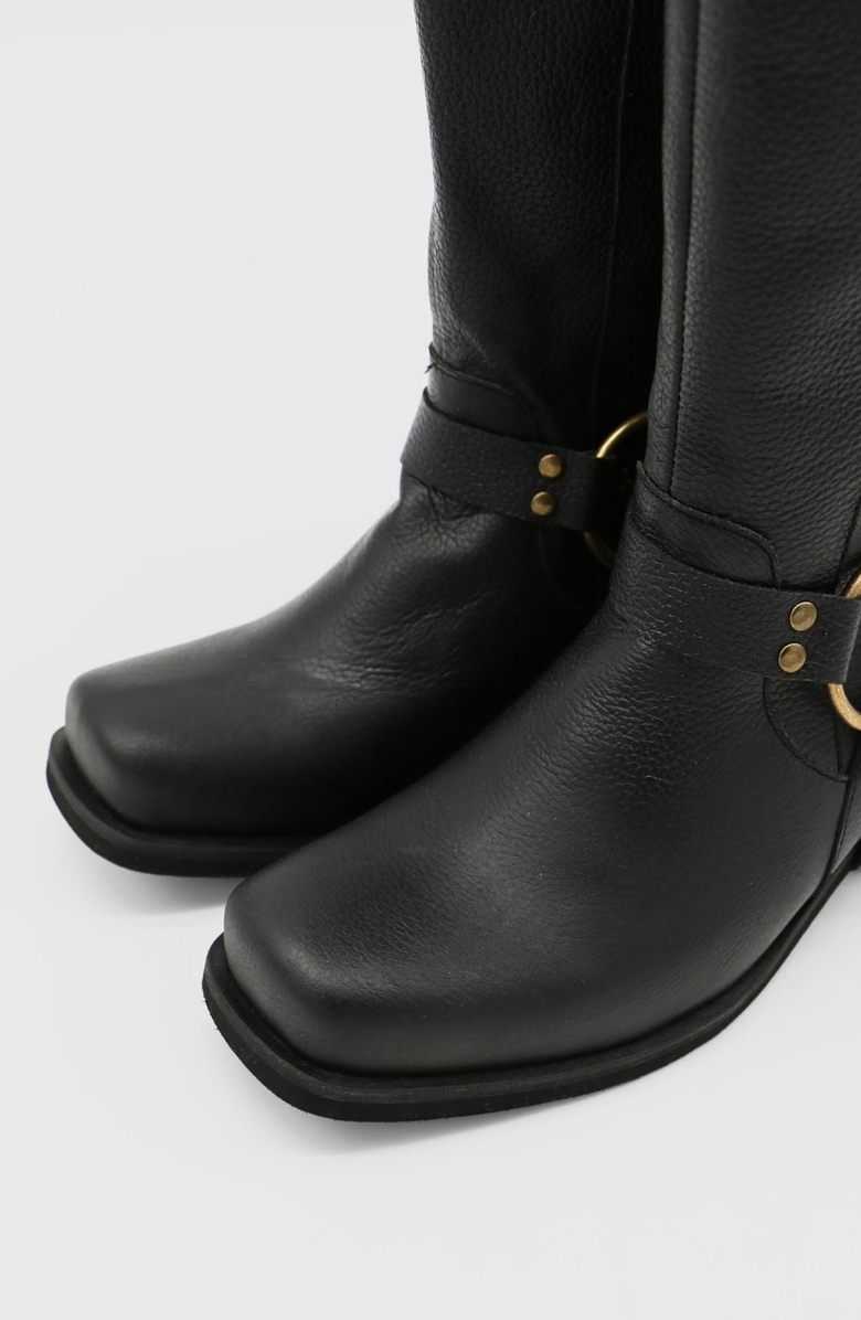 STIVALI NEW YORK Naomi Moto Boots, Alternate, color, Black