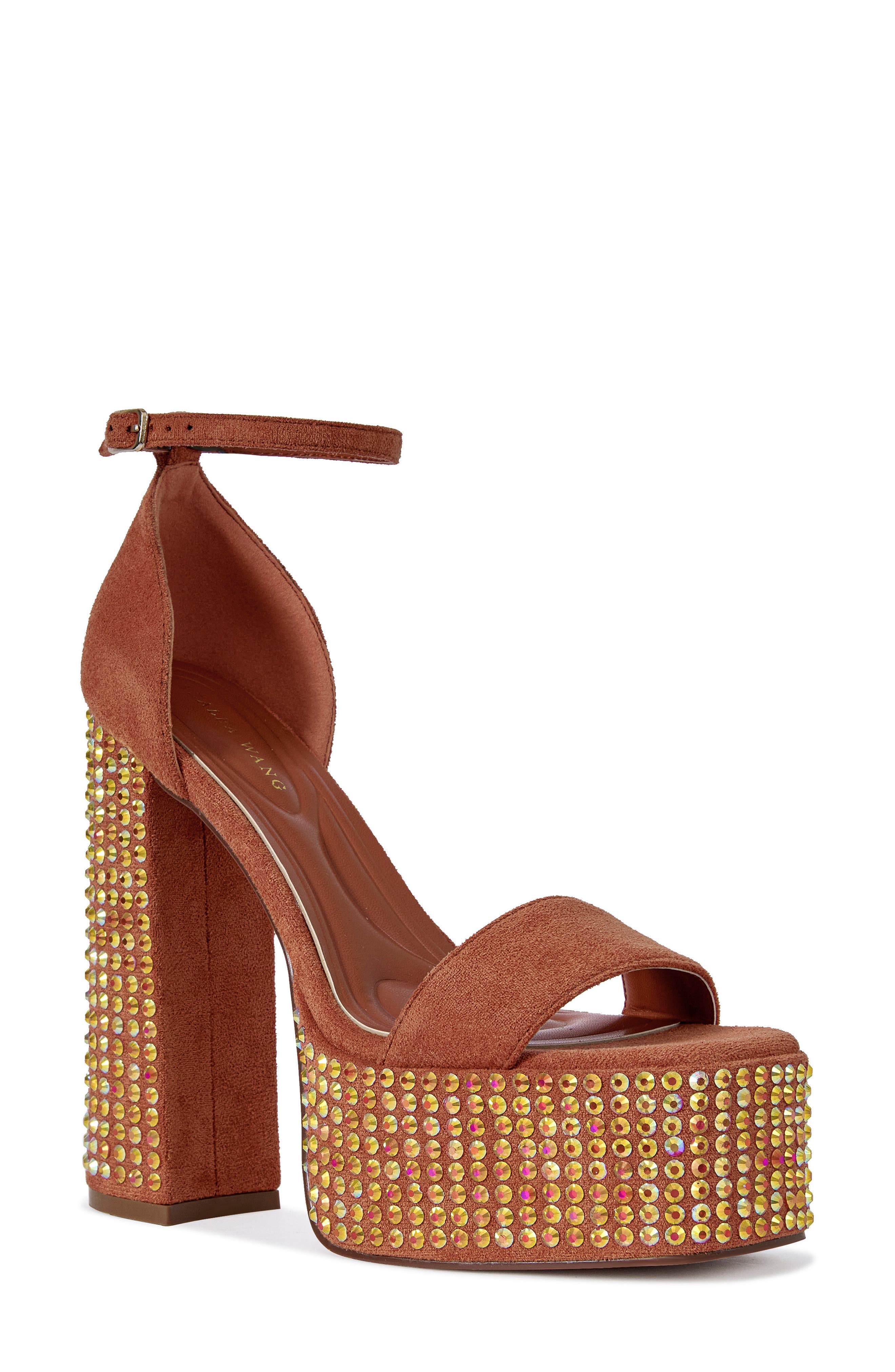 AZALEA WANG Wilma Ankle Strap Platform Sandal