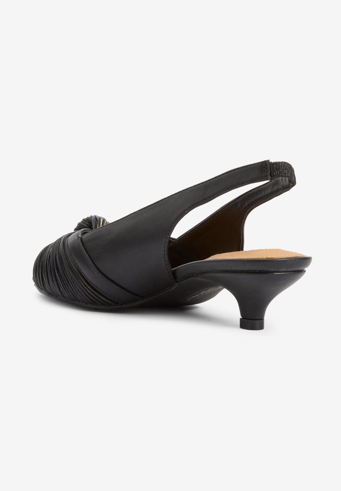 Comfortview The Katelyn Slingback, Alternate, color, Black
