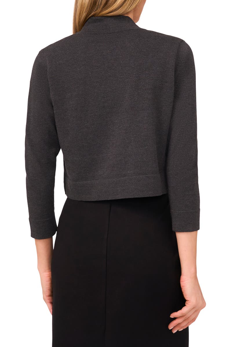 Halogen<sup>®</sup> Three Quarter Sleeve Shrug, Alternate, color, Greystone Heather