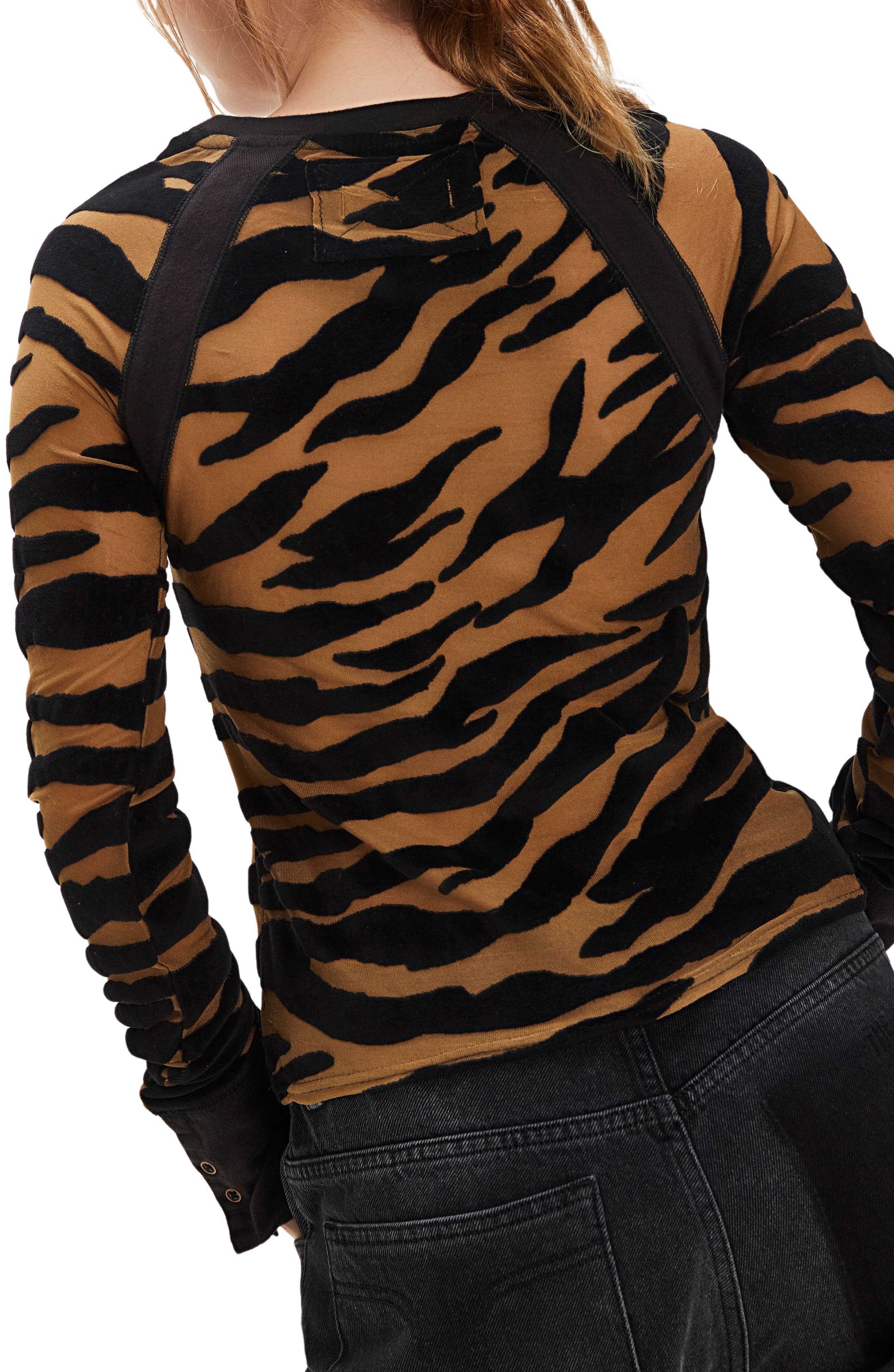 So Lush Burnout Velvet Top - image 4