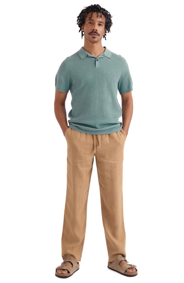 Seasalt Cornwall Koeswik Organic Cotton Knit Polo, Alternate, color, Knit Melange Hail