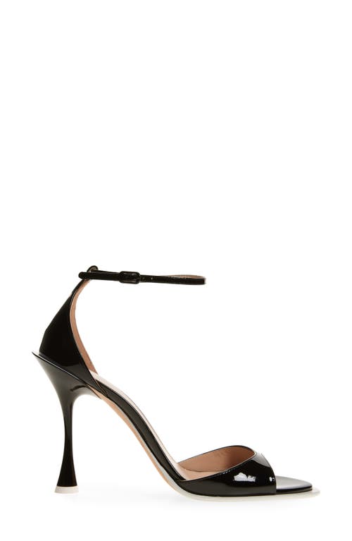 Betzábe Rita Ankle Strap Sandal In Black Patent