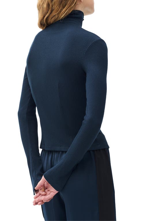 Rag & Bone /jean Rib Button-up Cardigan In Blue