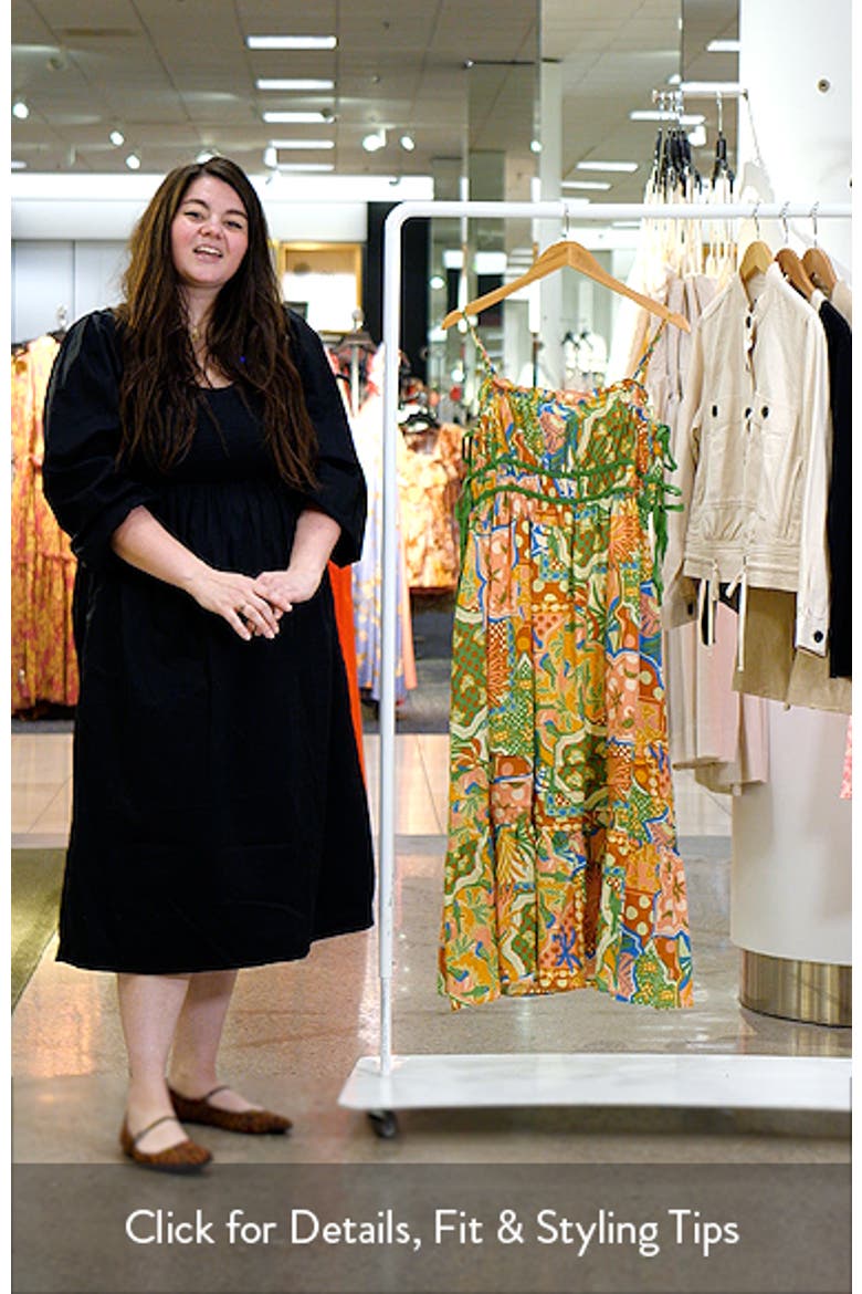Elisabeth Mix Print A-Line Dress video
