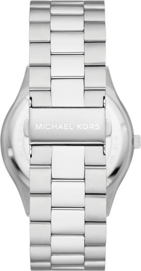 Slim Runway Bifold Wallet & Bracelet Watch Gift Set, 44mm