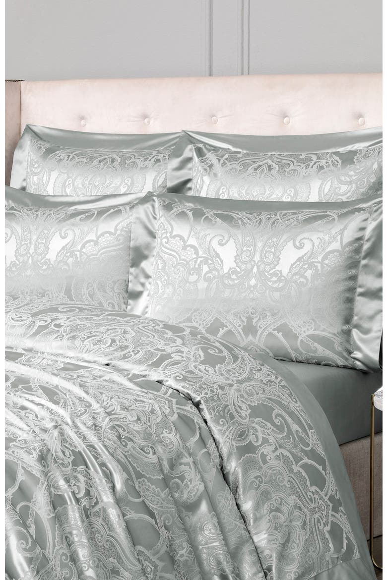 Somerset Fitted Sheet, Alternate, color, Grey