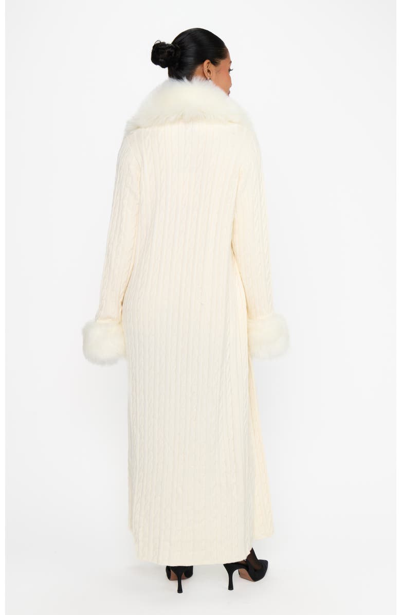 Show Me Your Mumu Stormi Cardigan, Alternate, color, Snow Cable Knit