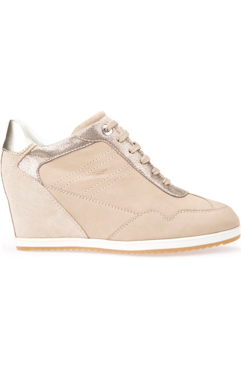 Geox Illusion 34 Wedge Sneaker, Alternate, color,