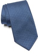 Jack Victor Dot Cotton & Silk Blend Tie