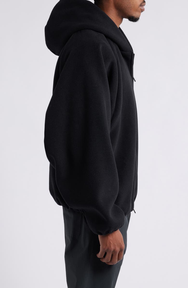 Fear of God Essentials Hooded Brushed Flecce Bomber Jacket | Nordstrom