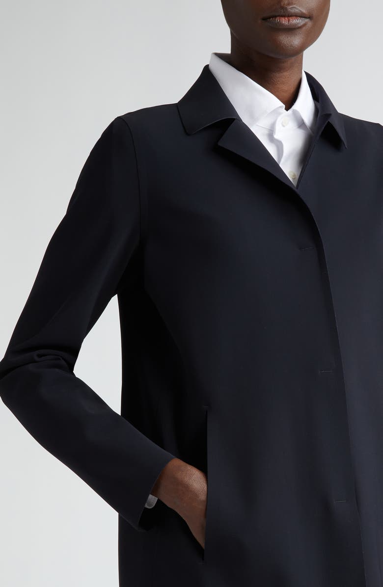 Herno Snap Front Performance Scuba Knit Coat, Alternate, color, 