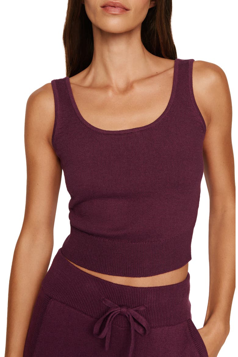 Sweater Knit Tank, Main, color, WILDBERRY