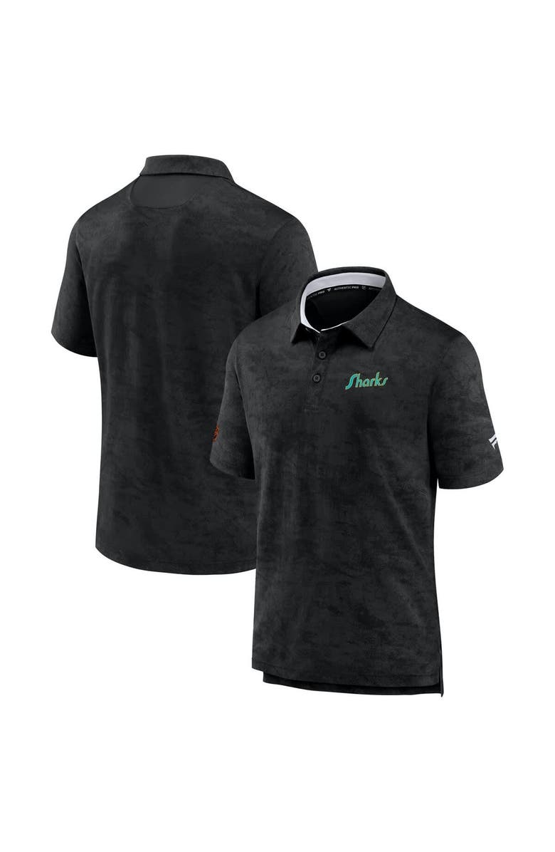 FANATICS Men's Fanatics Black San Jose Sharks Special Edition 2.0 Authentic Pro Polo, Main, color, Black