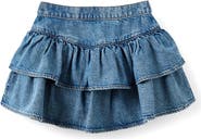 Cotton On Kids Kid's Frill Denim Skirt