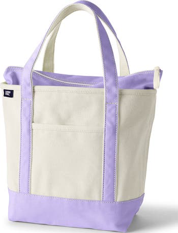 Lands' End Zip Top Canvas Tote Bag | Nordstrom