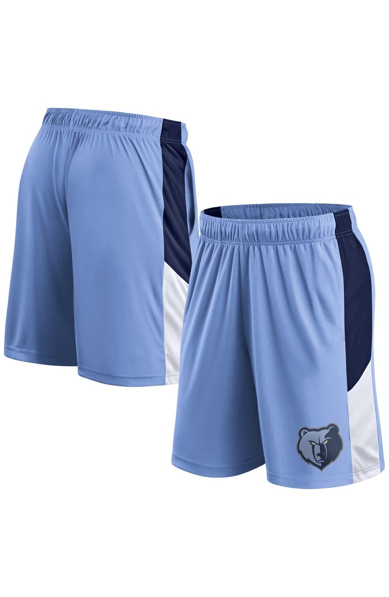 FANATICS Men's Fanatics Light Blue Memphis Grizzlies Practice Performance Shorts, Main, color, Light Blue
