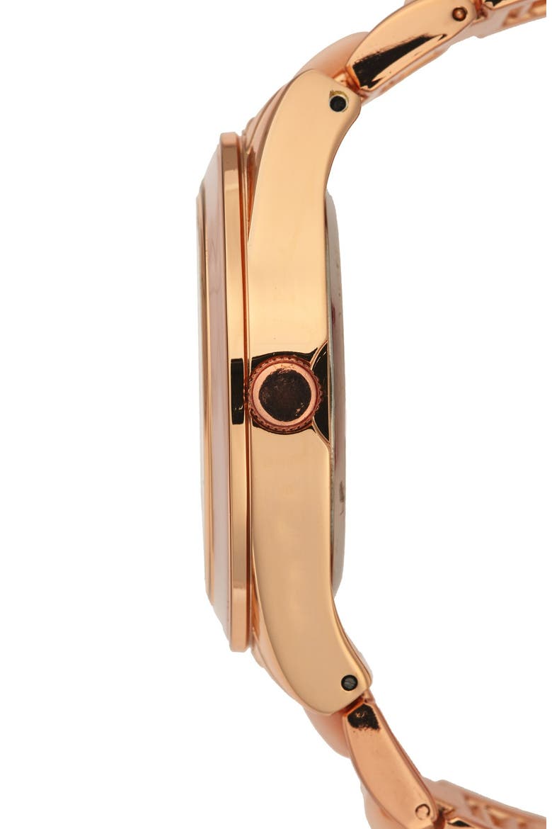 Mixed Media Watch, Alternate, color, ROSE GOLD