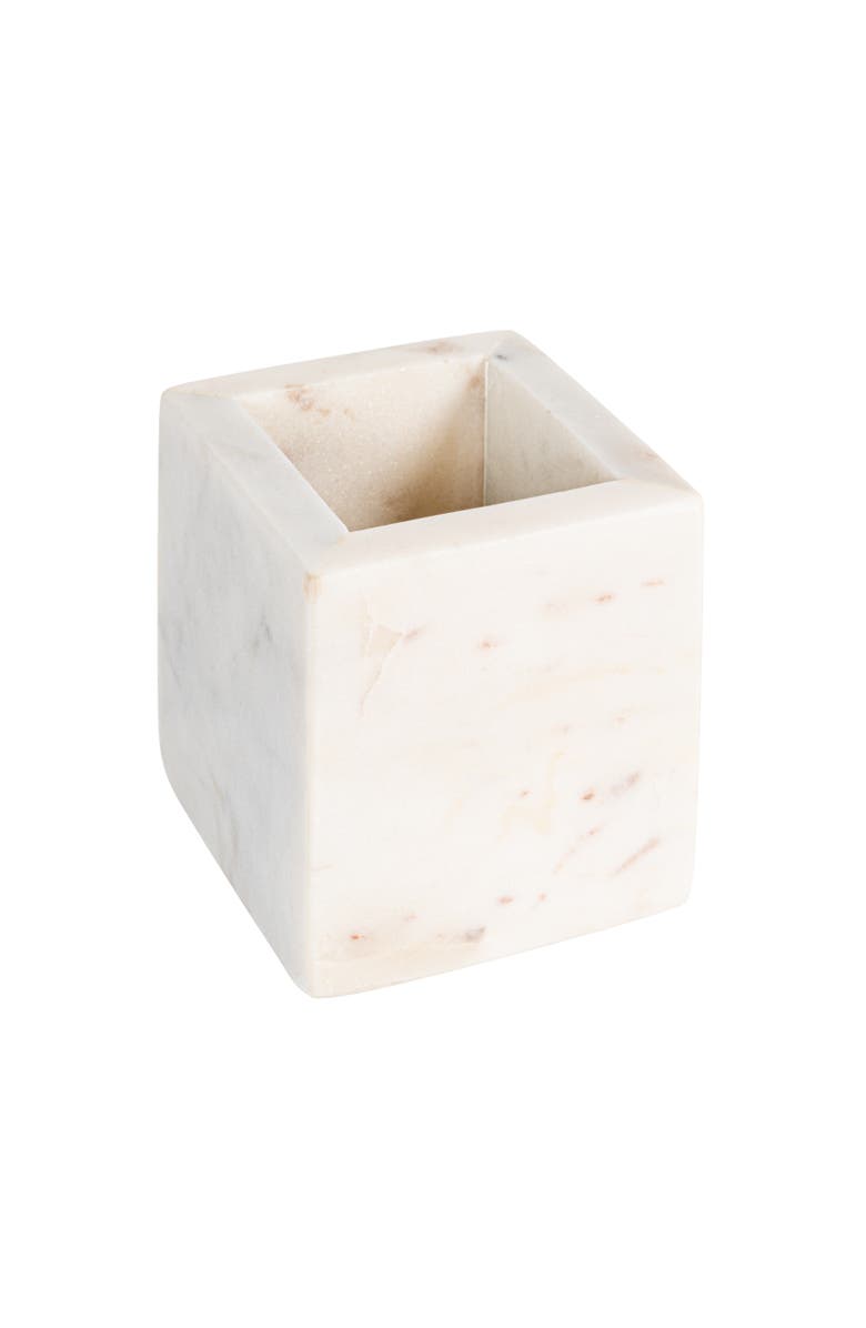 Storied Home Square Container, Main, color, White