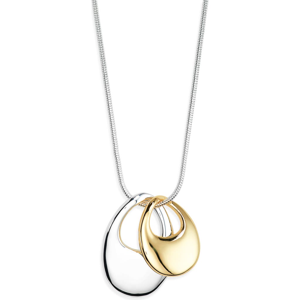 Shop Nordstrom Bubbly Link Pendant Necklace In Goldilver