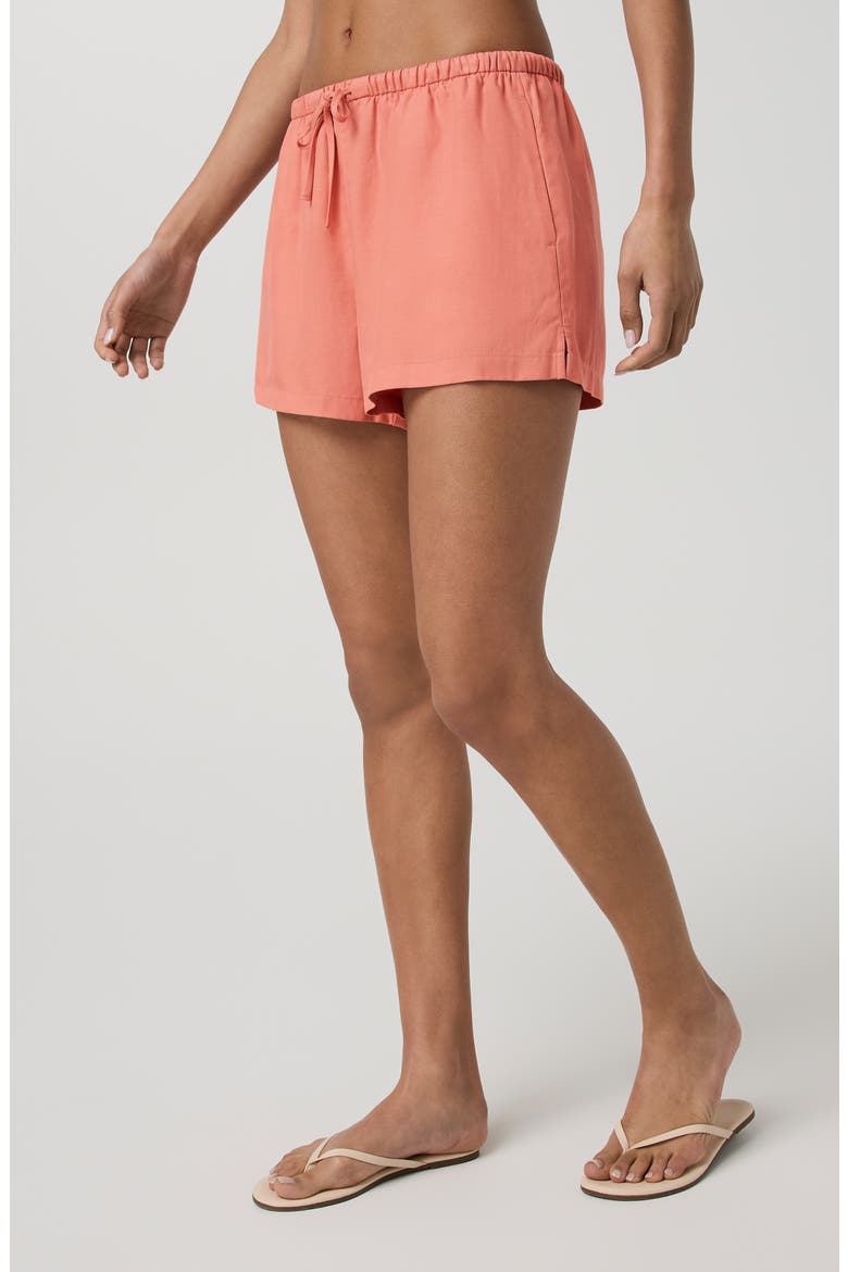 Trestles Twill Shorts, Alternate, color, SUN STONE