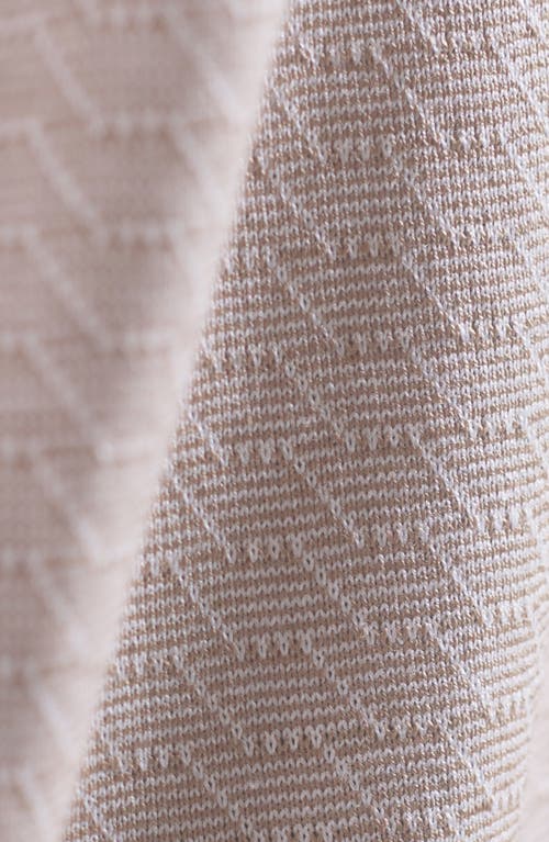 Bugatchi Mercerized Cotton Long Sleeve Polo In Neutral
