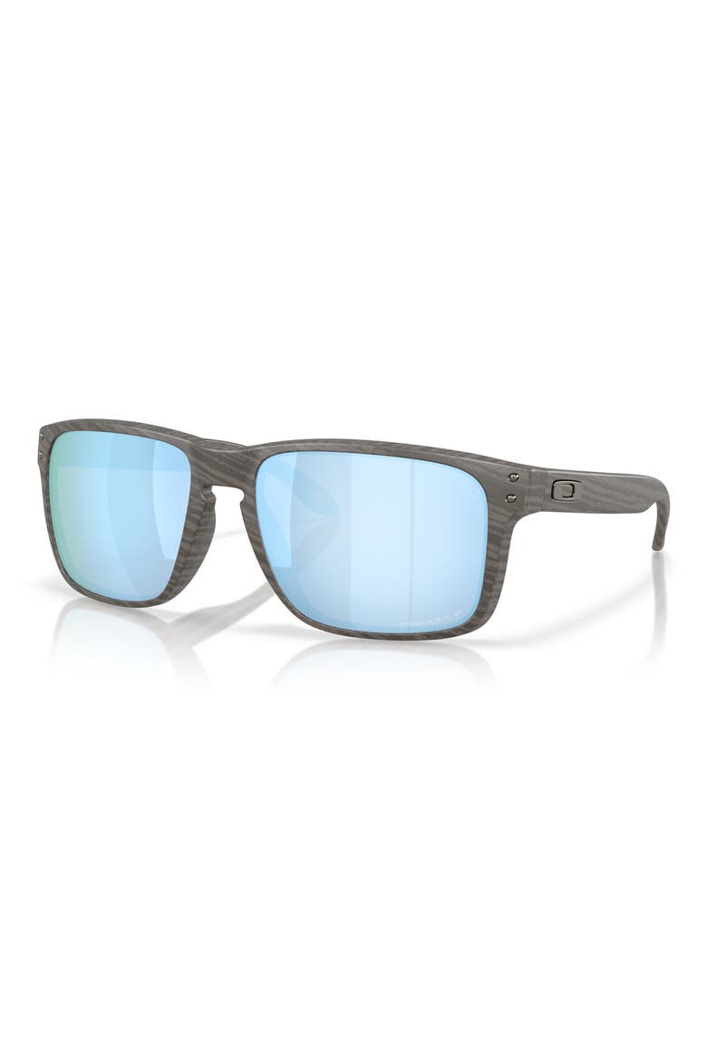 Prizm™ Deep H2O 61mm Rectangular Sunglasses, Alternate, color, LIGHT WOOD