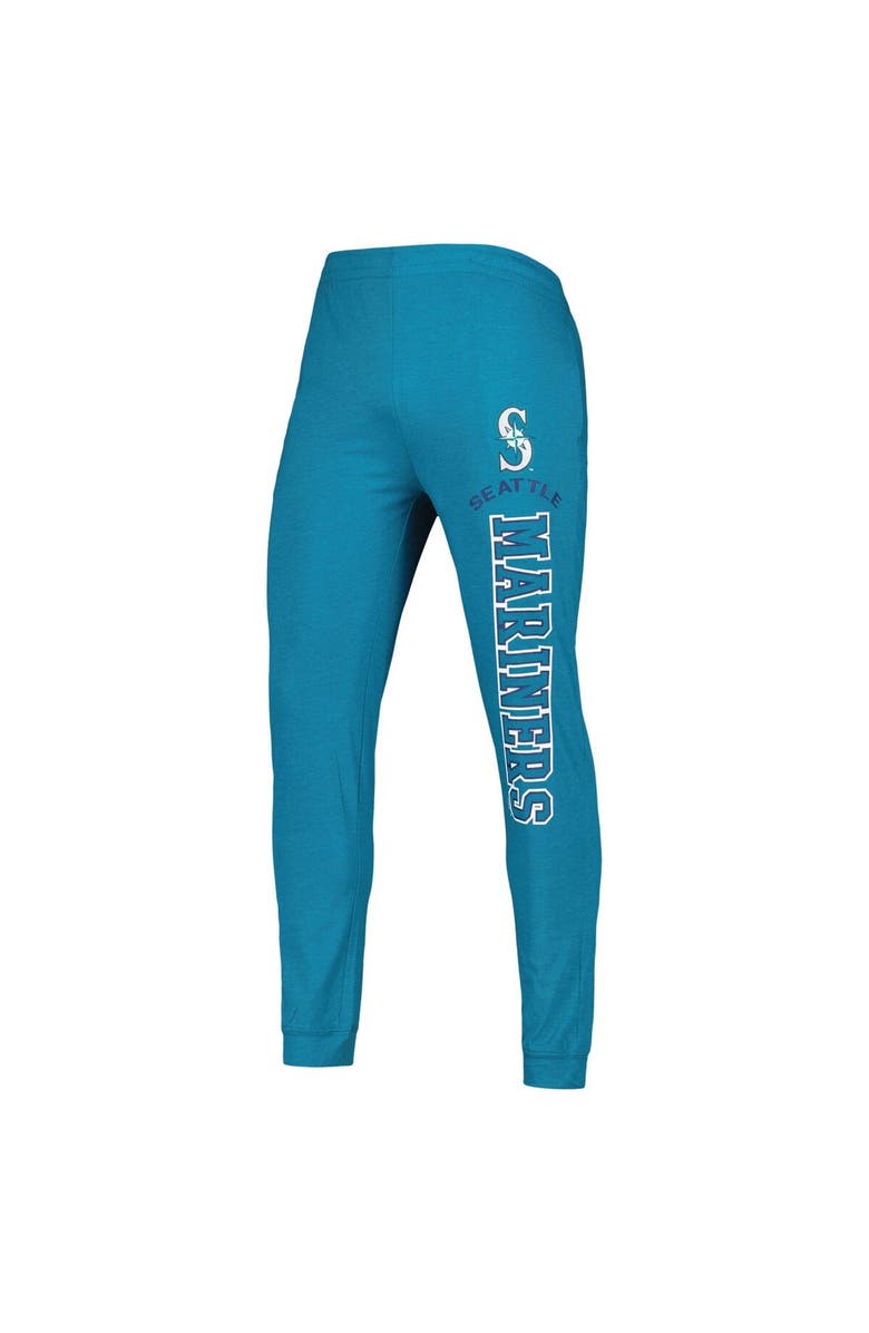 CONCEPTS SPORT Men's Concepts Sport Heather Aqua/Heather Charcoal Seattle Mariners Meter Hoodie & Joggers Set, Alternate, color, Aqua