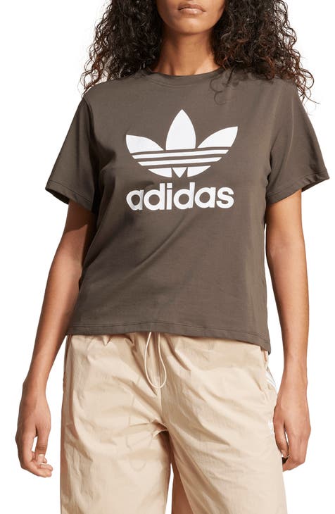 Adidas workout shirts womens on sale