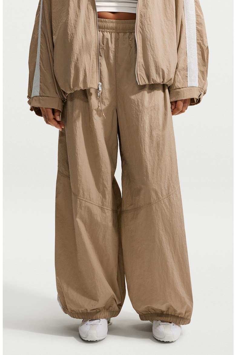 Wide Leg Woven Tech Pants, Main, color, PARACHUTE BEIGE/ SAIL